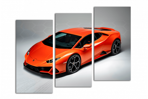 Модульная картина Lamborghini Gallardo
